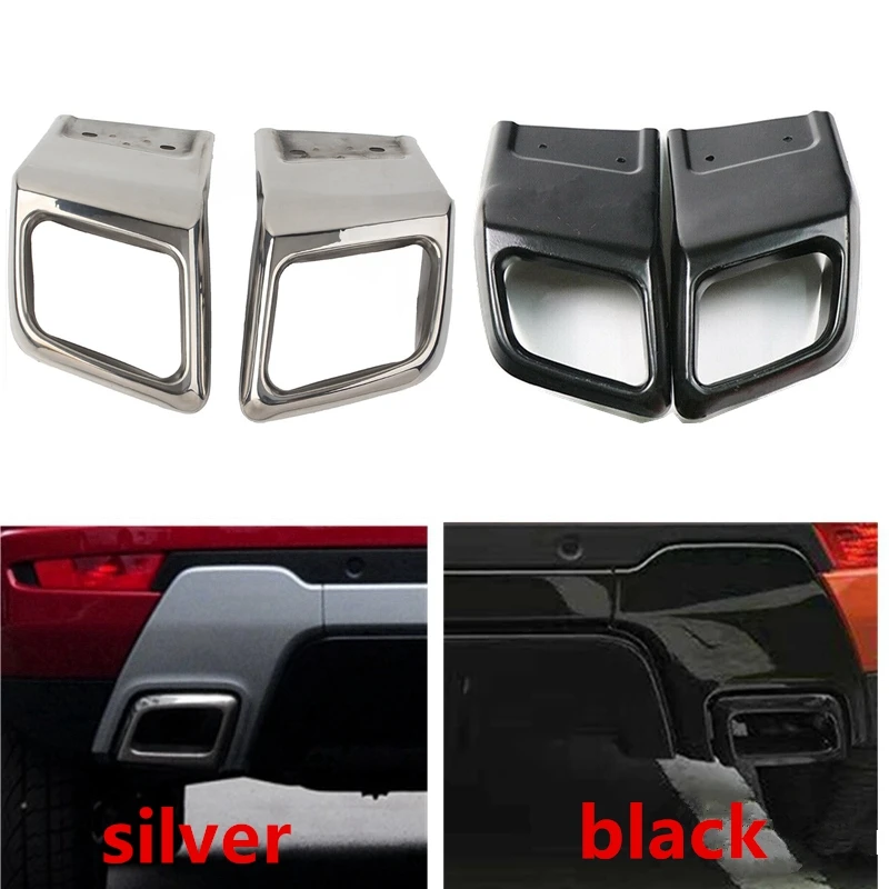 

Rear Bumper Muffler Valance Cover Exhaust Tube Trim For Land Rover Range Rover Evoque 2012-2018 LR027871 LR027872