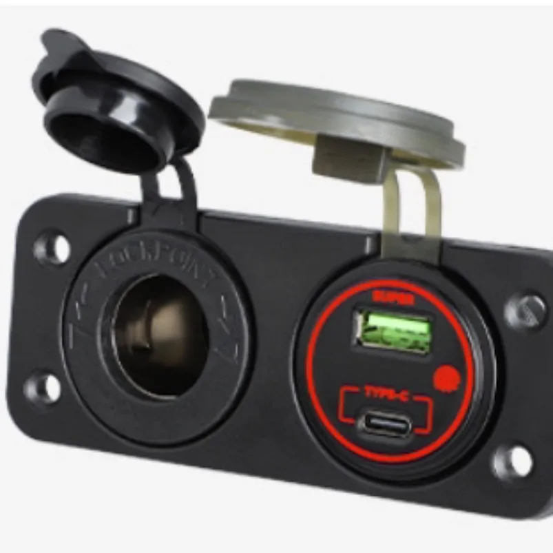 New RV yacht modified mobile phone charging panel 66W super fast charging 12V24V