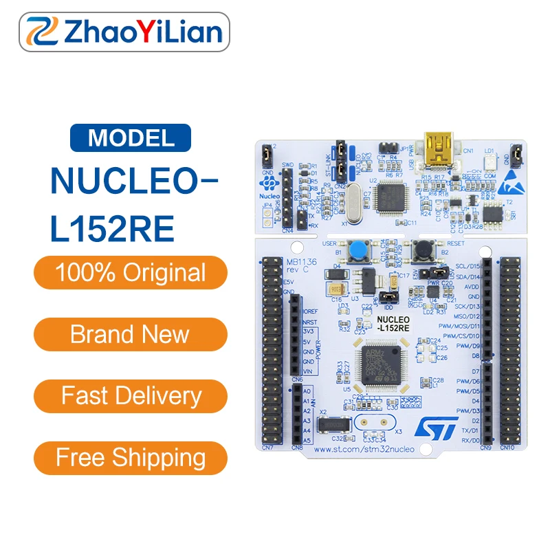 NUCLEO‑L152RE STM32L152RE Cortex M3 Ultra Low Power Nucleo MCU Development Board