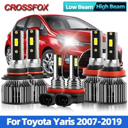 H4 LED Headlight H11 Fog Light 120W 20000LM Car Light Bulb For Toyota Yaris 2007-2011 2012 2013 2014 2015 2016 2017 2018 2019