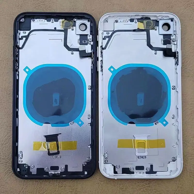 housing For XR Like 13 Pro Housing XR To 13 Pro Back DIY Back Cover Housing Battery Middle Frame Replacement