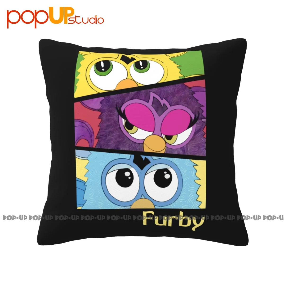 Funky Furby Pillowcase Throw Pillow Cover For Sofa Breathable Home Decorative