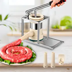 Sausage Stuffer Manual Beef 4 Sausage Stuffer Tubes Sausage Filler Machine