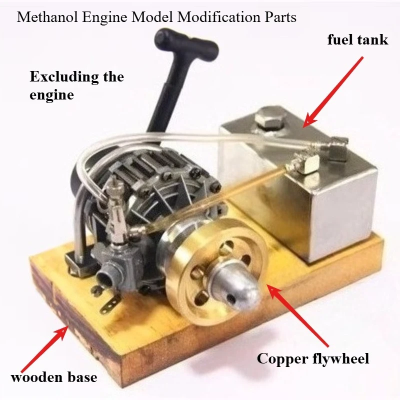 DIY 49-PI Methanol Engine Model Modification Parts Rotor Engine Micro Rotor Methanol Engine Modification Accessories