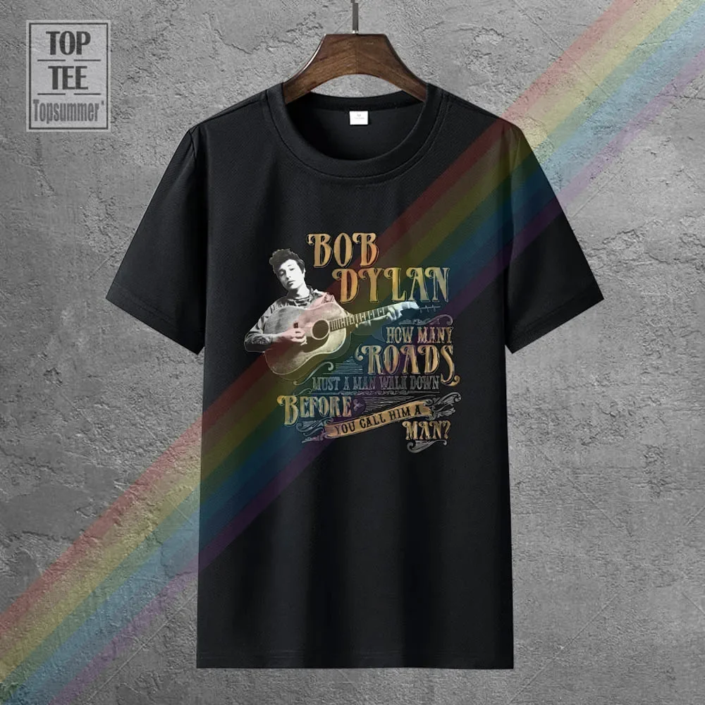 Quality Bob Dylan In Men'S T Shirts Rock Band T Shirt Men Short Sleeve Cotton T Shirts