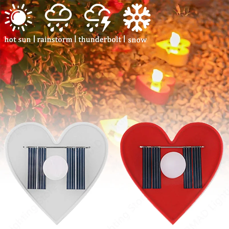 Valentine's Day Flameless LED Candles Rechargeable Decorative Tea Lights Romantic Atmosphere Bar Home Decor Night Light