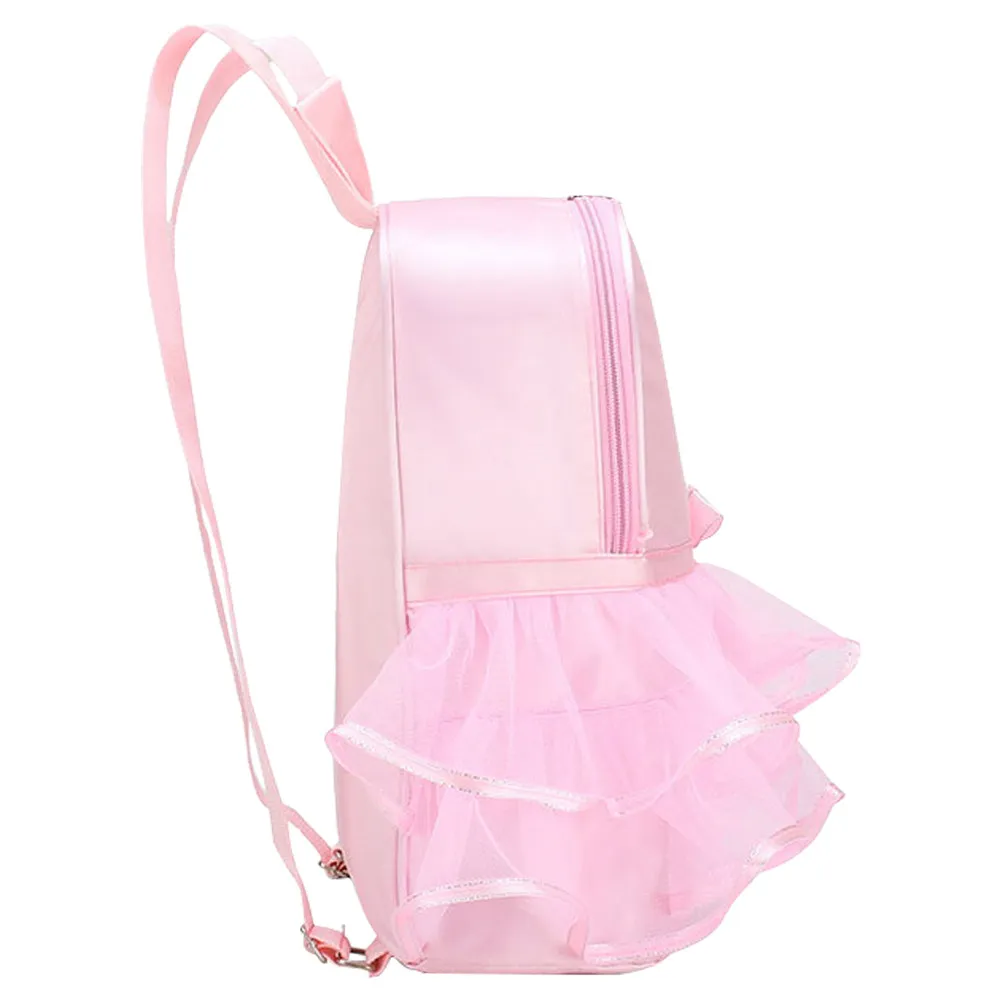 

Детский балетный рюкзак из нейлона, большой вместимости, легкий, для девочек, модный школьный рюкзак для танцев