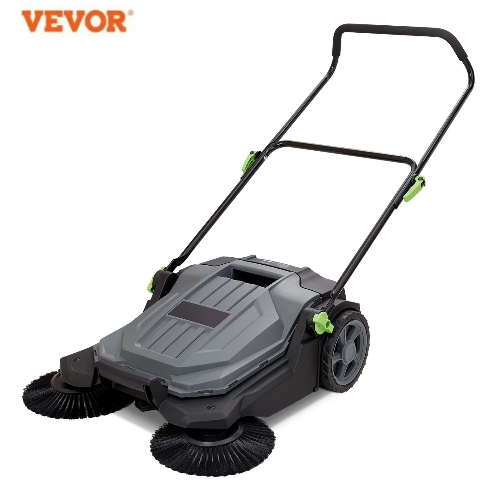 VEVOR Walk-behind Hand Push Floor Sweeper 25.6