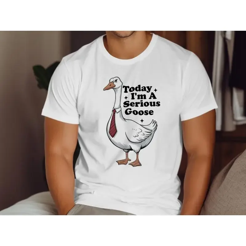 Today I'M A Serious Goose T Shirt Comfort Funny Silly S For Her