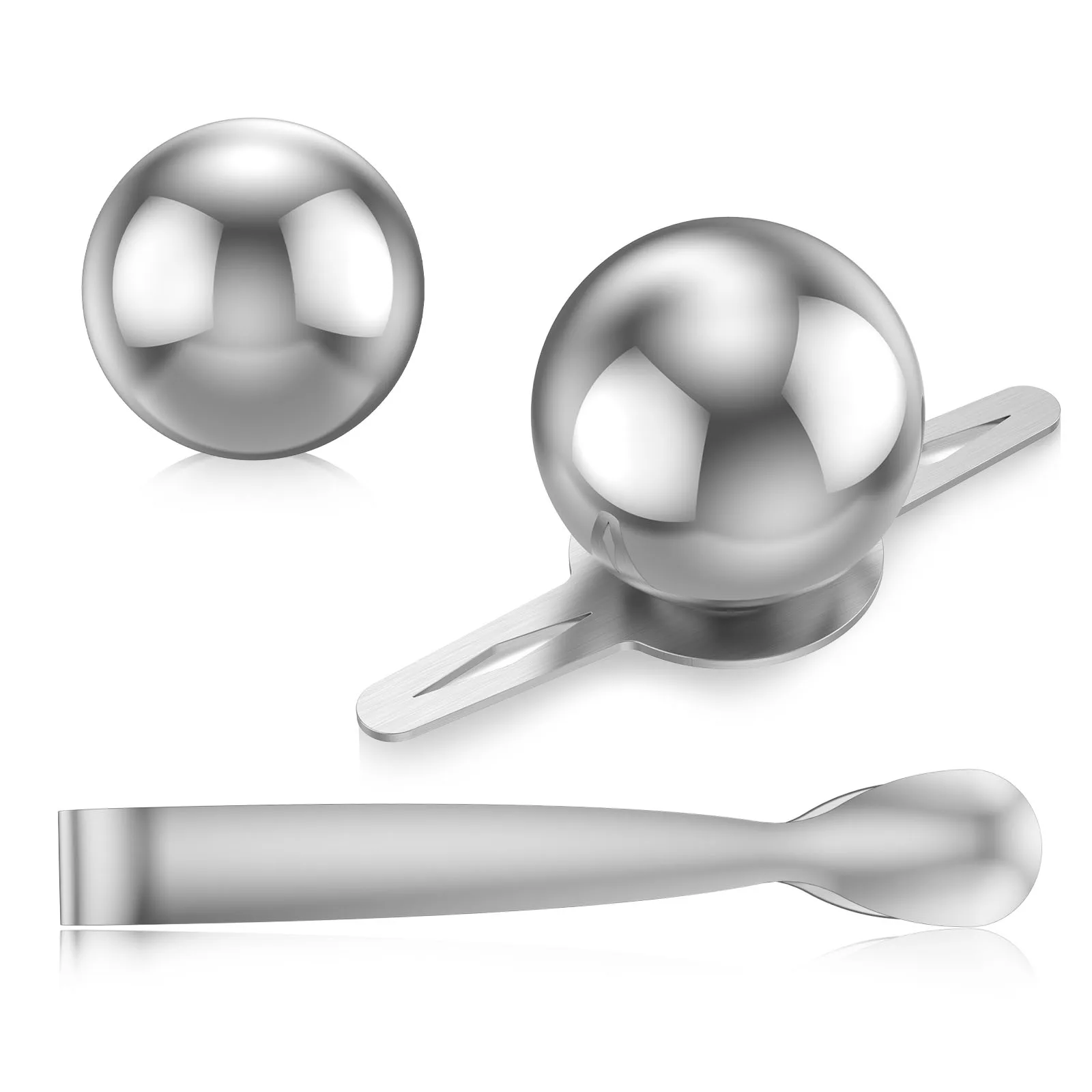 

Frozen Ball For Espresso Coffee Stainless Steel Ice Ball Household Coffeware Accessory Quick Cooling Bracket Retain The Flavor