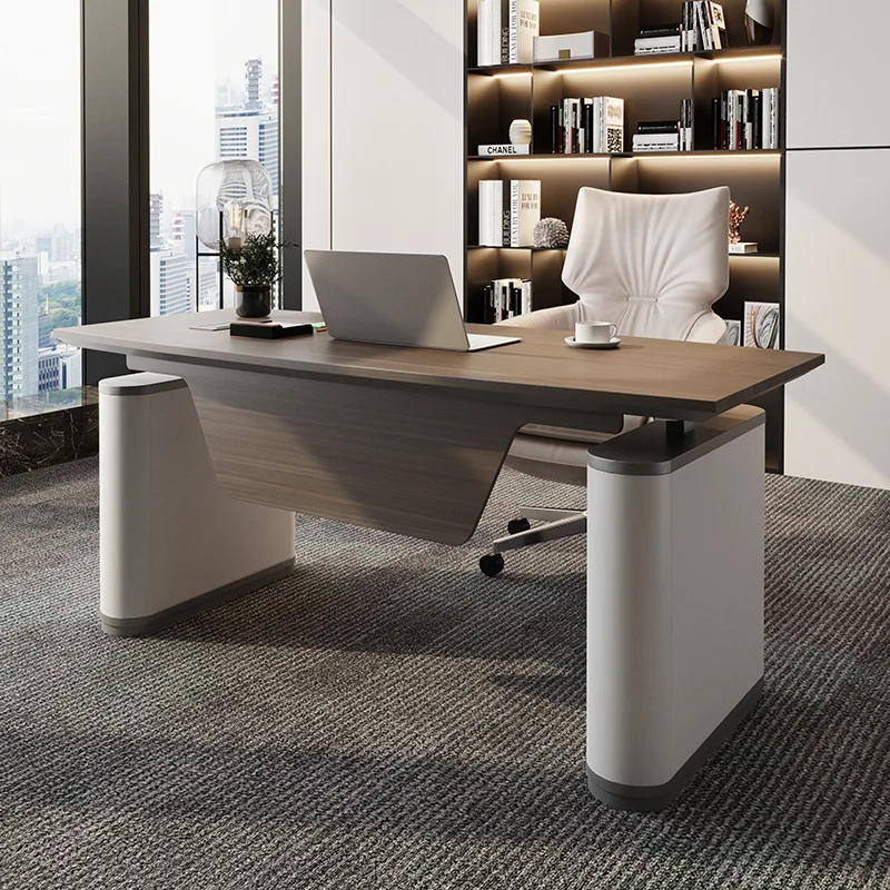 President's Office Computer Desktop Desk Light Luxury Modern Automatic Lifting Desk