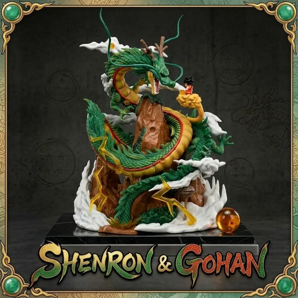 Figurine Dragon Ball Super Saiyan GK Shenron Gohan Vegeta, modèle de statue d'anime, décoration de voiture, de bureau, de maison, cadeau, jouet