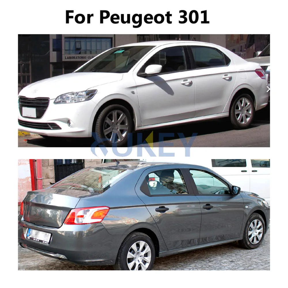 Для Peugeot 301 4-дверный седан 2013-2017 2014 2015 2016 передние и задние автомобильные брызговики брызговики брызговик брызговик крыло