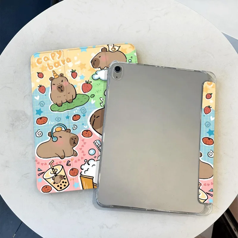 Capybara Smart Cover Case for IPad Pro 11 Ipad Mini6 8.3 Ipad 5