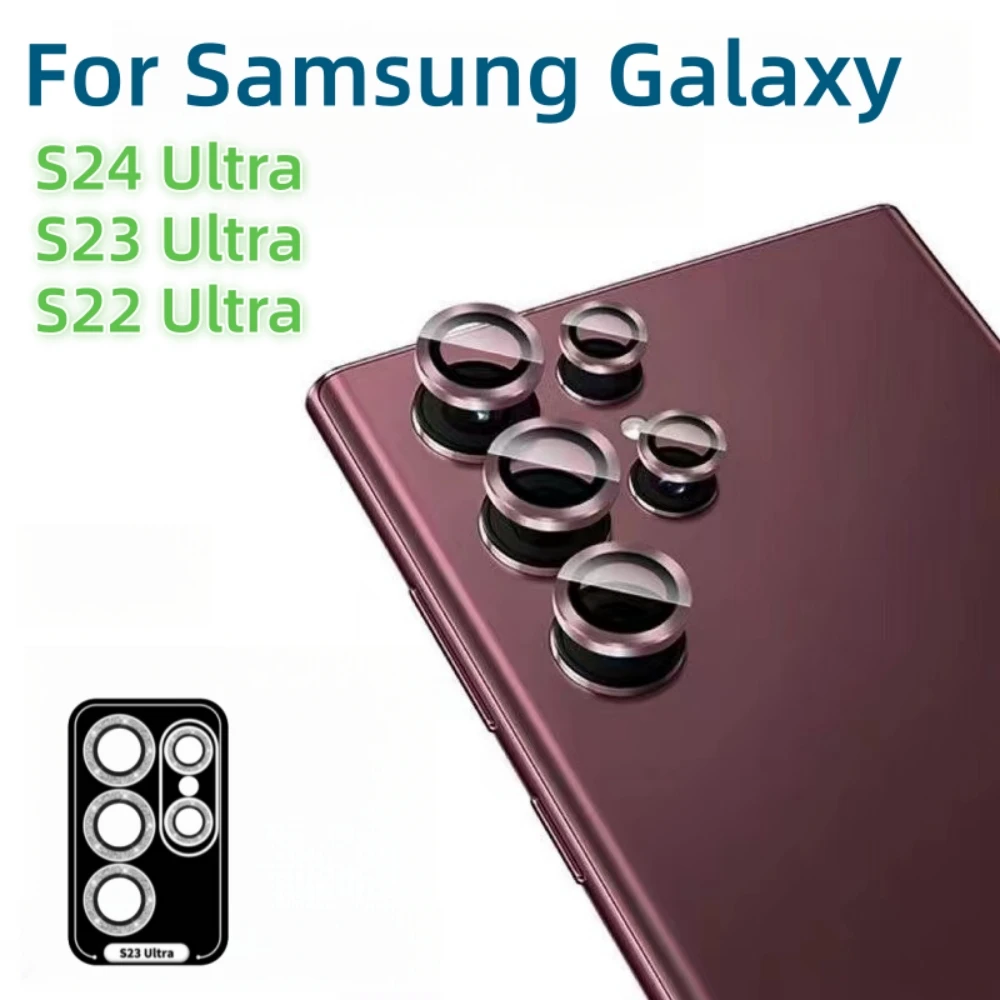 For Samsung Galaxy S22 Plus S23 Ultra S24 Ultra  Senior Camera Tempered Glass Lens ProtectorMaximum Protection Lens Film