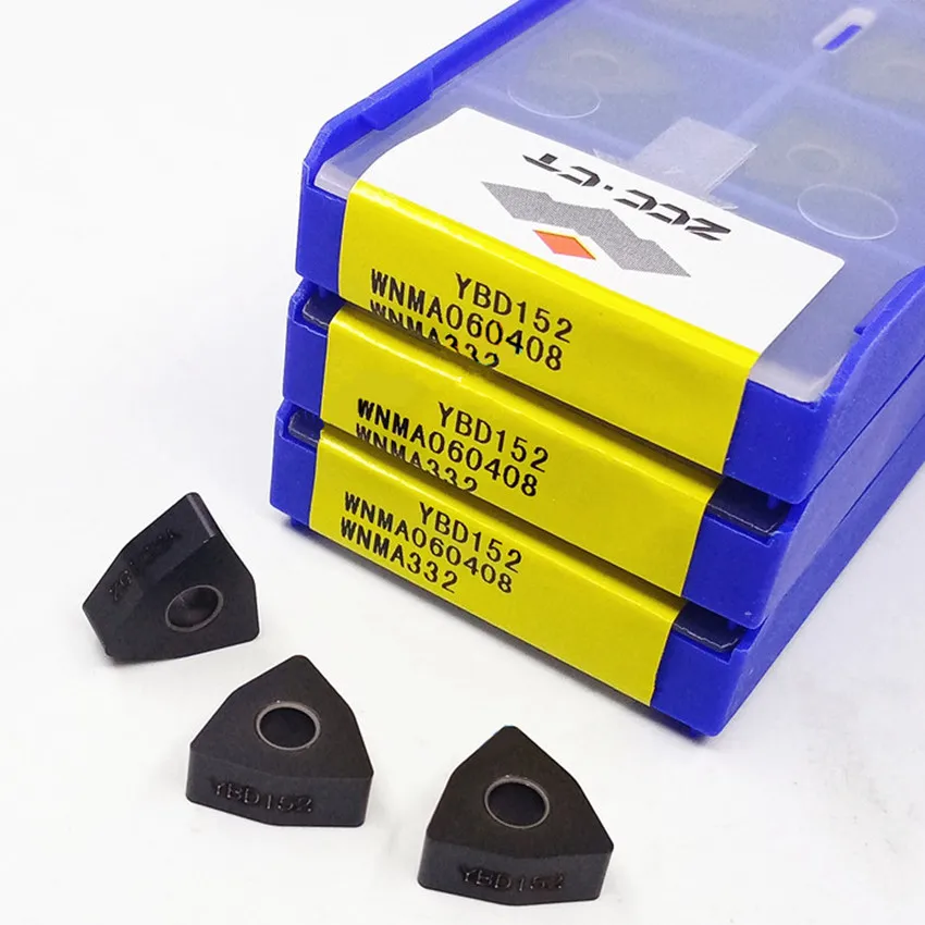 

WNMA060408 YBD152/WNMA080408 YBD102/WNMA080412 YB7315 WNMA332 WNMA432 WNMA433 ZCC.CT CNC carbide inserts For cast iron 10pcs/box