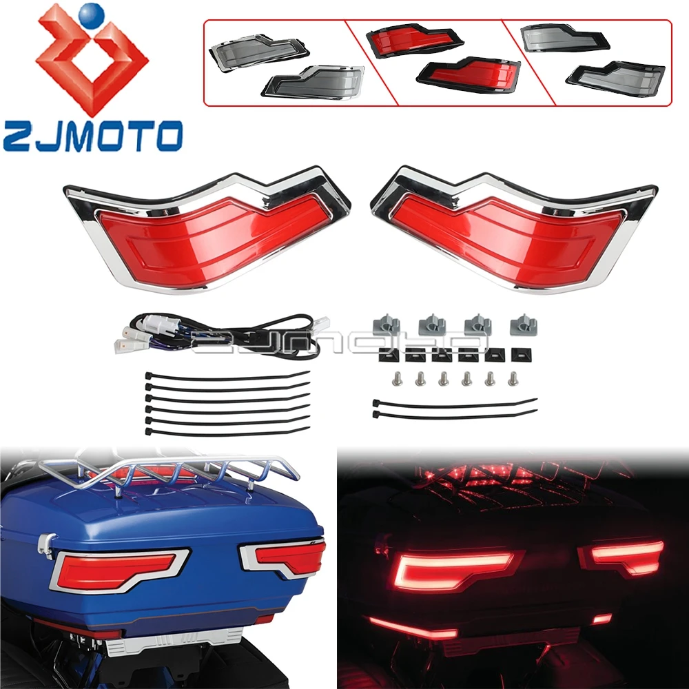 

For Harley Touring CVO 121 Street Glide FLHXSE FLHX/S Tri Glide Ultra Classic FLHT FLHP FLHR FLTRK Rear Saddlebag Tour-Pak Light