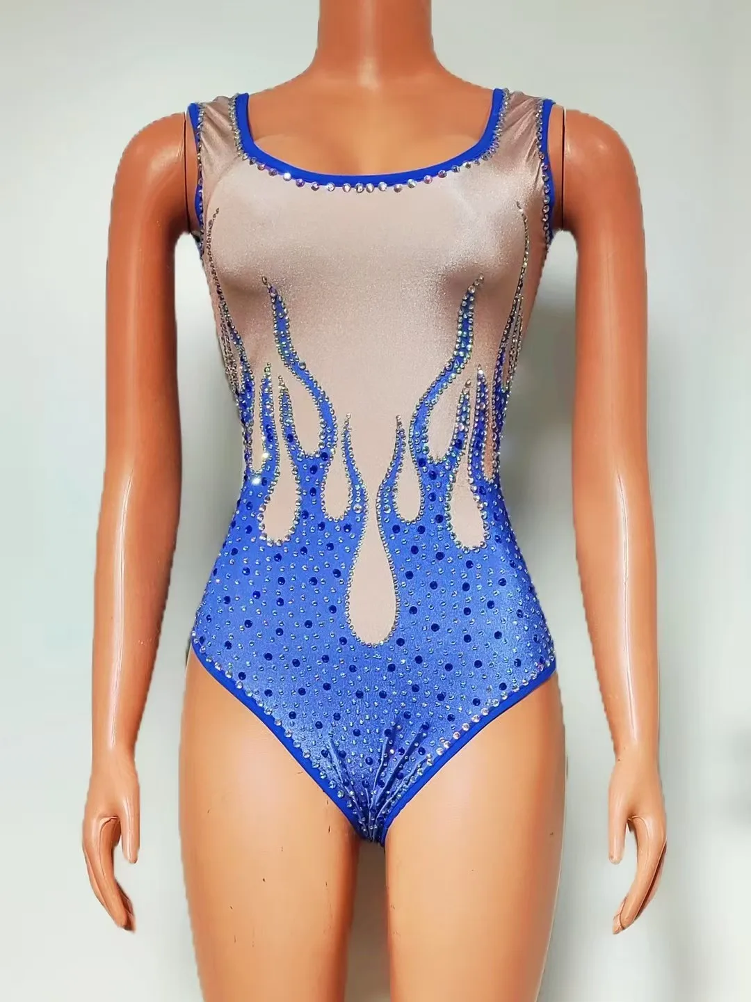 

High Quality Hot Stamping Sexy Stretch Colo!Blocked Jumpsuit 2025 New Fashion CustomWomen'S Clothing A773