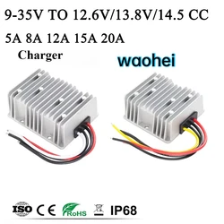 DC DC Battery Charger 12v 24v to12.6v 13.8v 14.5v Lead Constant Current 5A 8A 10A 15A 20A CC Battery Charger Regulator Converter