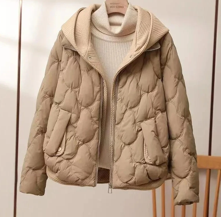 

Fashion Coats Korean Style Loose Cropped Women Parkas Warm Puffer Jackets Casual Coat New Winter Clothes