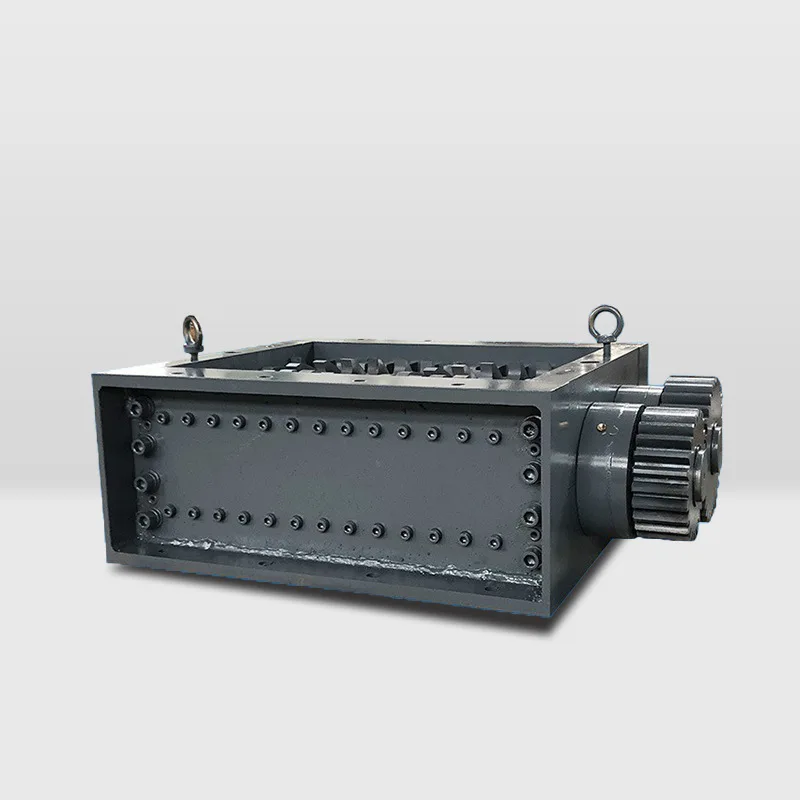 Industrial Double Shaft Scrap Metal Shredder shaft chamber Box/ Chassis/ Case with SKD11 blade