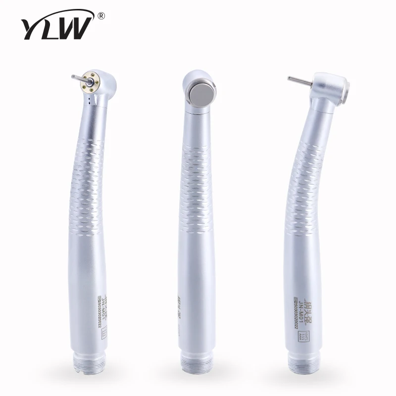 

5 LED Dental High speed Handpiece E-Generator Push Button Air Turbine Ceramic Bearing 2/4 Holes Hand Pieece Dentistry Instrument