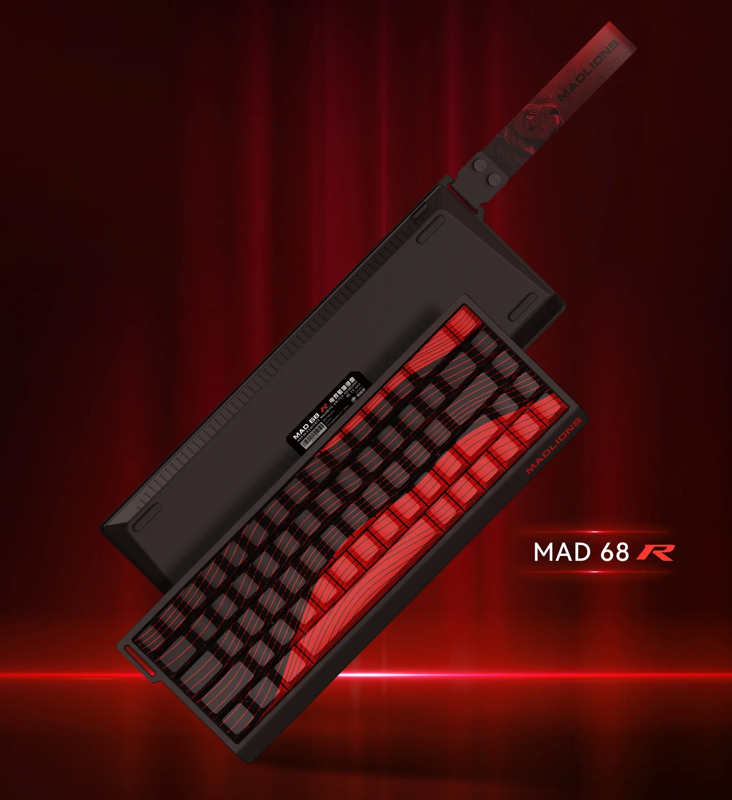 Hyekit MADLIONS MAD 60 HE RGB 60% Wired Interruttore Magnetico Tastiera Meccanica da Gioco con Azionamento Regolabile, Modalità Trigger Rapido, Tasti di Stampa Laterali, Illuminazione RGB 16 milioni