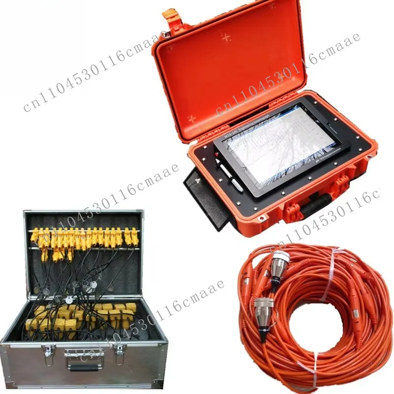 12- and 24-channel seismic survey cables geophone seismic cables for refractive, MASW, reflective seismometer cables