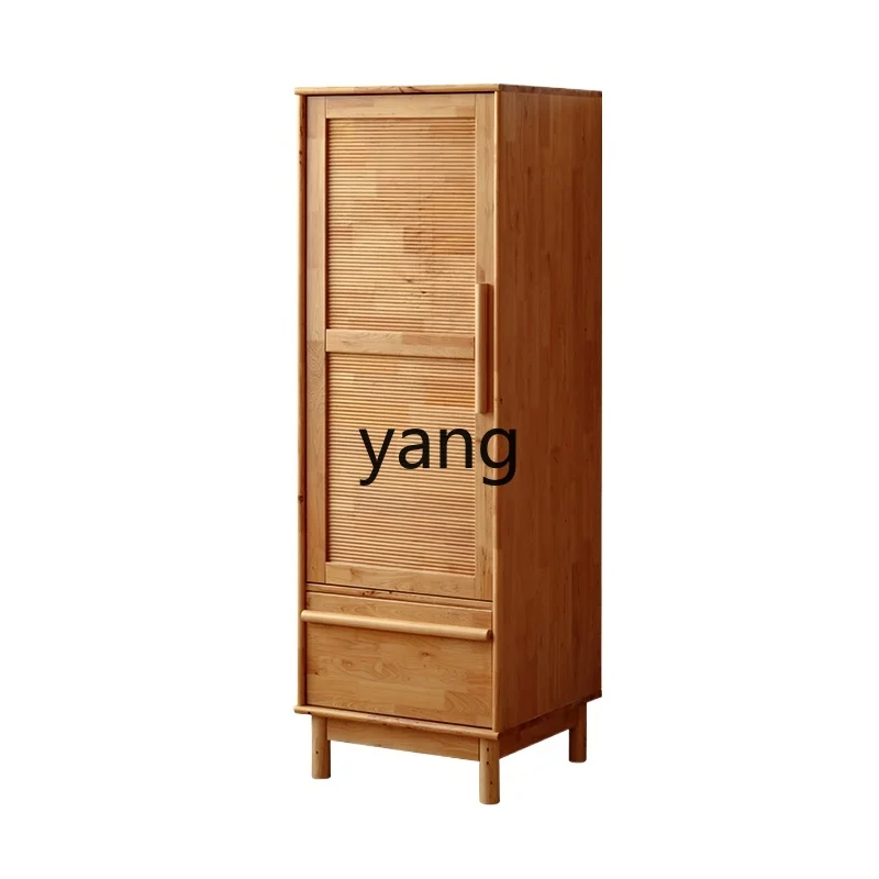 

LMM Single Door Closet Locker Children's Wardrobe Household Log Bedroom Closet