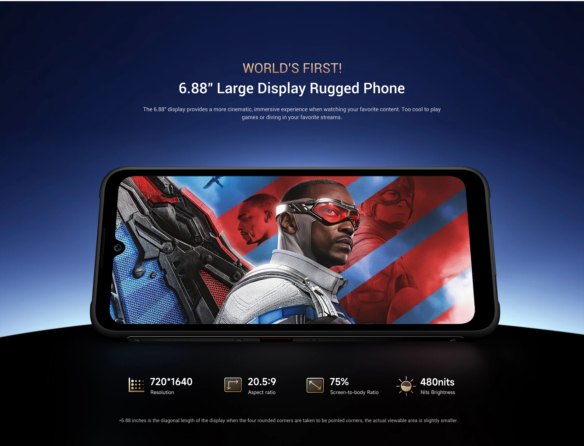 Fossibot F112 PRO، وحدة المعالجة المركزية: MTK6835 120 هرتز 6.88 بوصة، HD+Beauty Sharp Screen 12+256G 5G Three Defense Smartphone، 12GB RAM، 256GB ROM #5