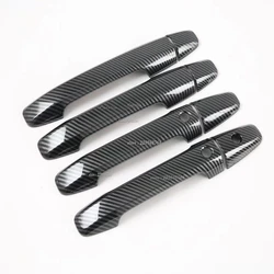 Auto Accessories ABS Carbon Door knob Protector Door Handle Frame Cover Car Exterior Trim For Honda Stepwgn RP3 RP5 2016-2021