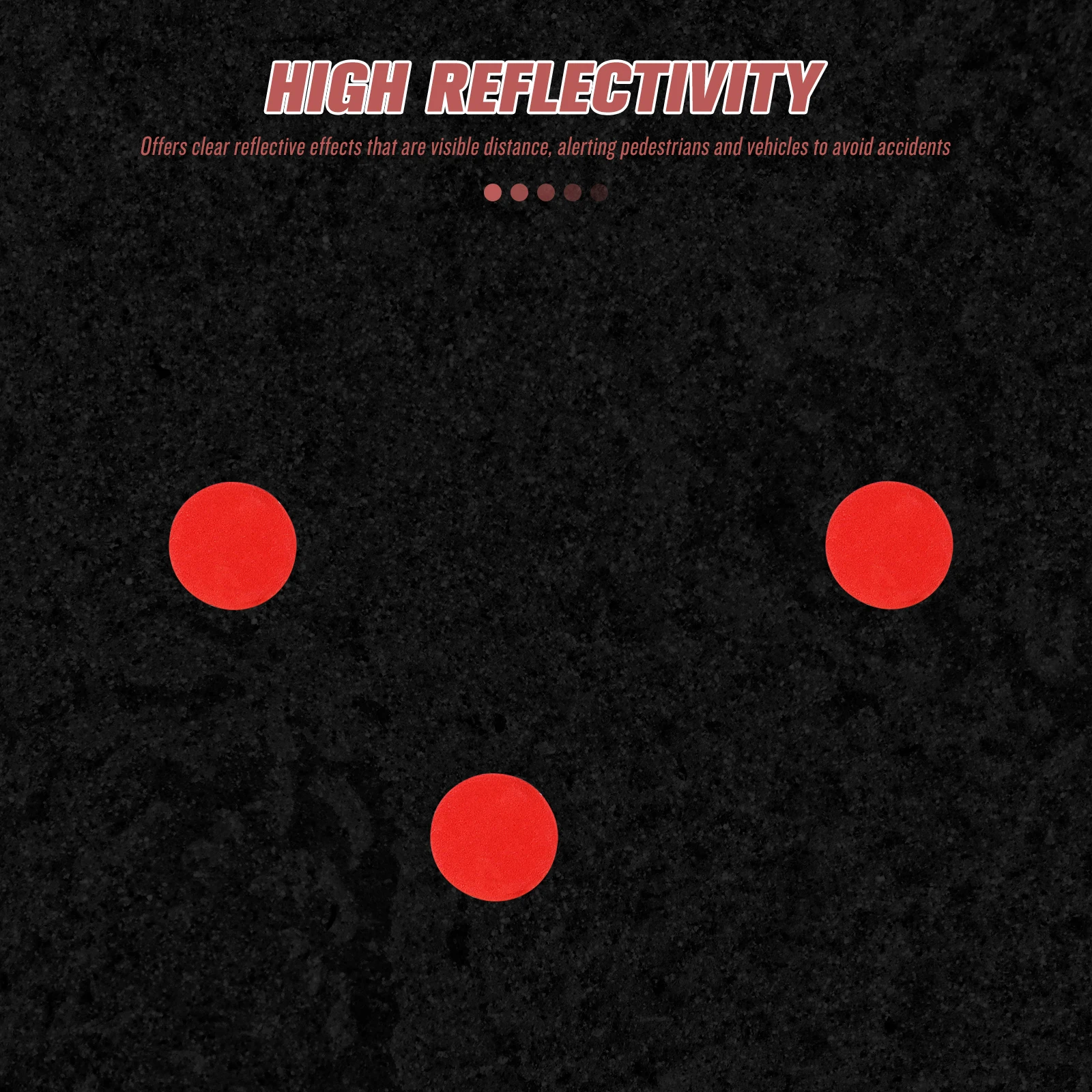 

50Pcs Reflective Trail Markers Push Pins Outdoor Night Safety Thumb Tacks for Hiking Running Safety Reflective Tacks