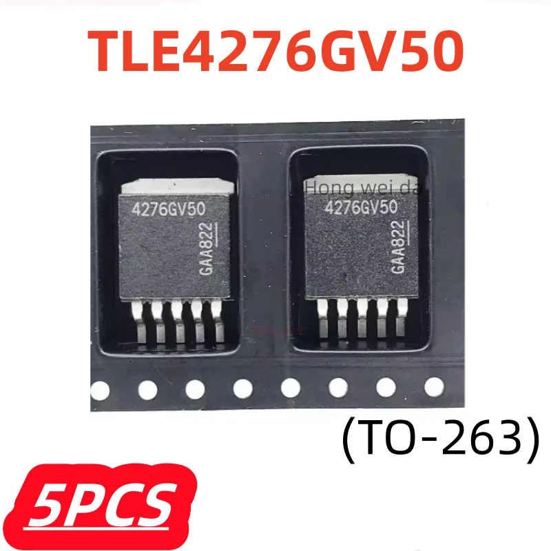 5Pcs/lot 100% New TLE4276GV50 TLE4276G 4276 Vulnerable Power Supply Chip for VehicleInstrument 5V 400MA TO-263 IC