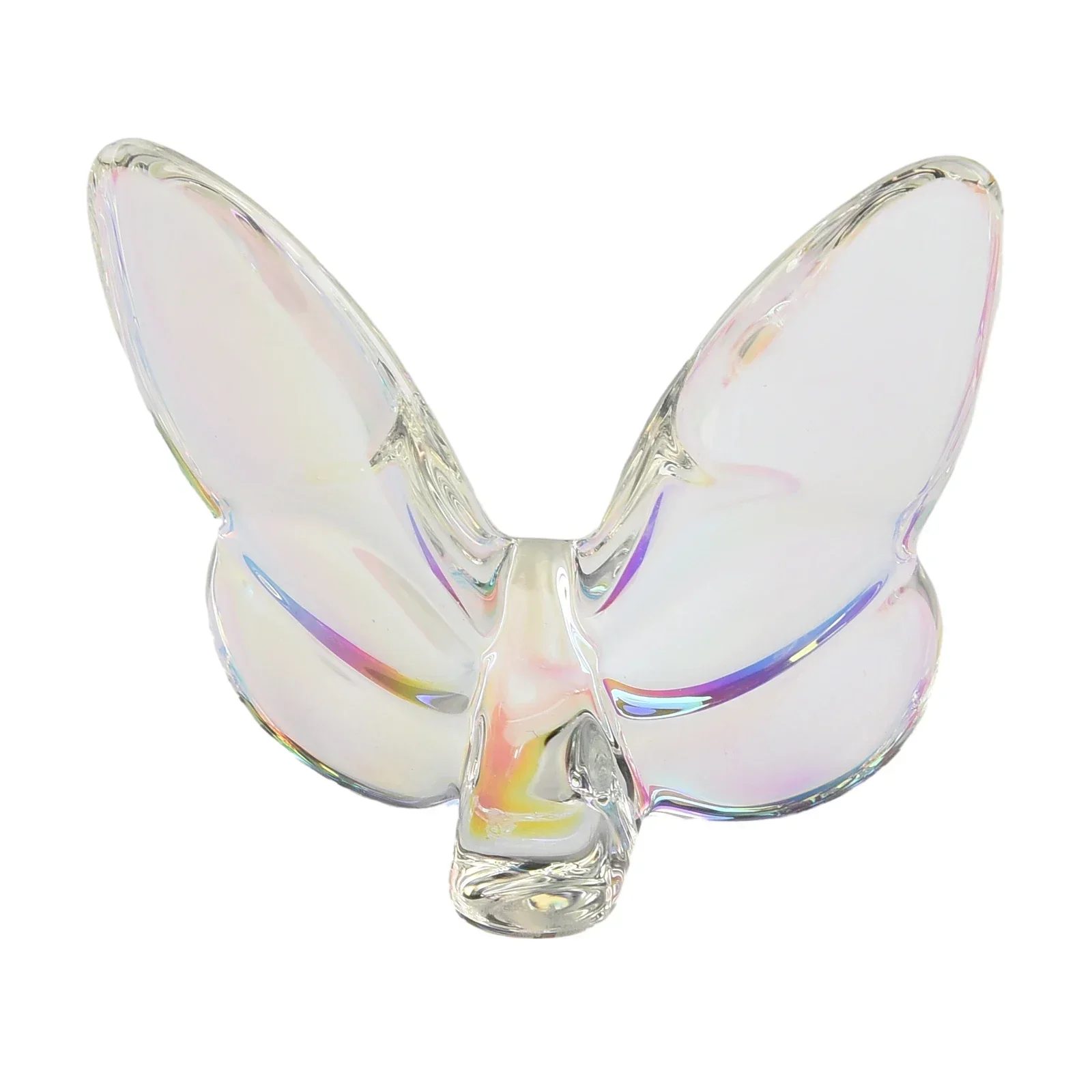 Ornamento De Borboleta De Cristal, Vidro Claro, Ornamento Desktop, Natal, Casa, Presente De Casamento, Artesanato