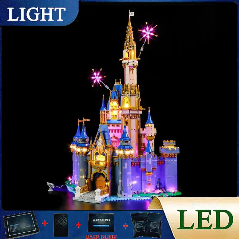 

DIY LED Light Kit For LEGO 43222 Princess Castle (Only LED Light,Without Blocks Model)