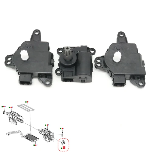 Para Ford Everest U375 Ranger TKE para Mazda BT50 UP-UR calentador de aire acondicionado Control de solapa de temperatura Motor actuador de amortiguador