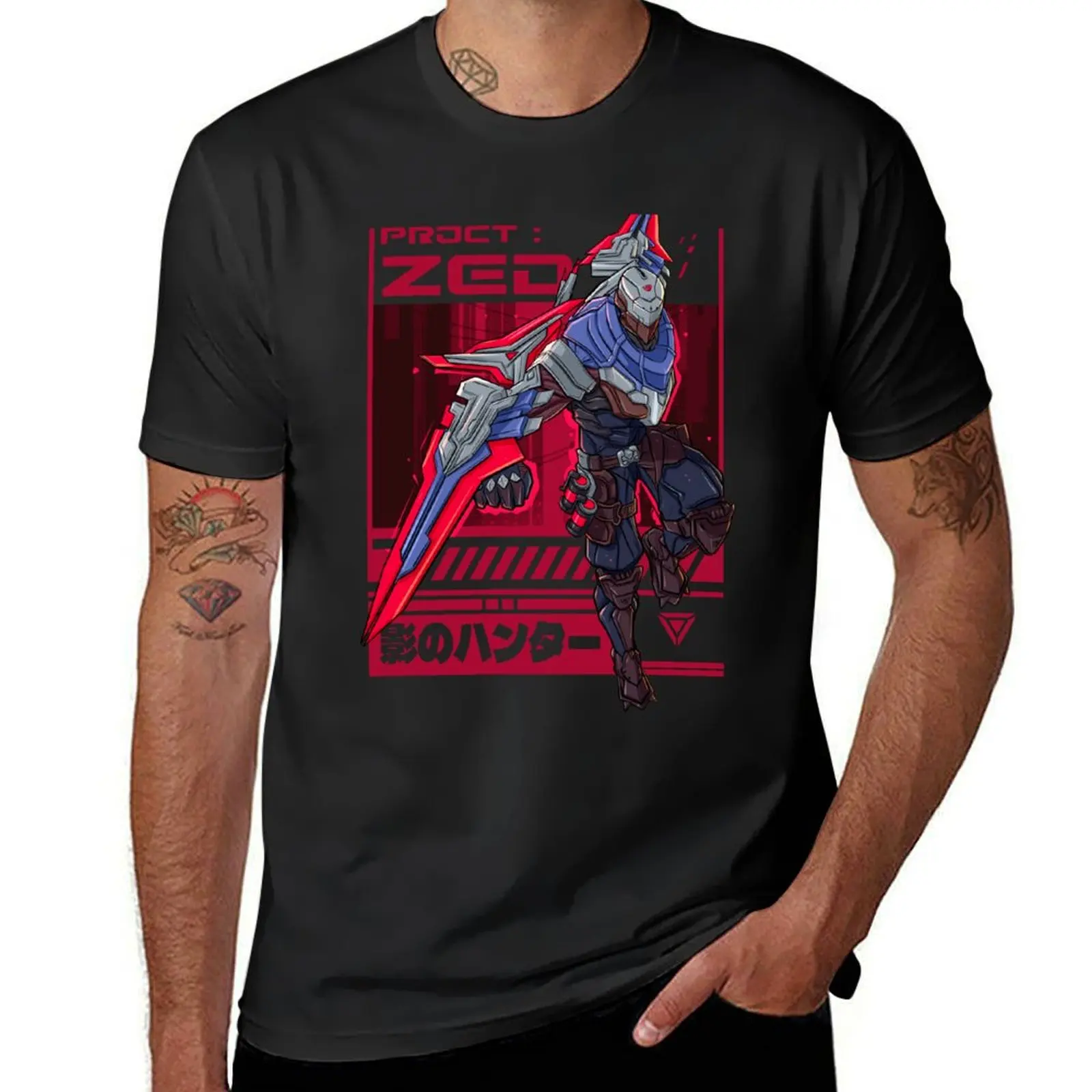 PROJECT : ZED T-Shirt customizeds sweat plain mens champion t shirts