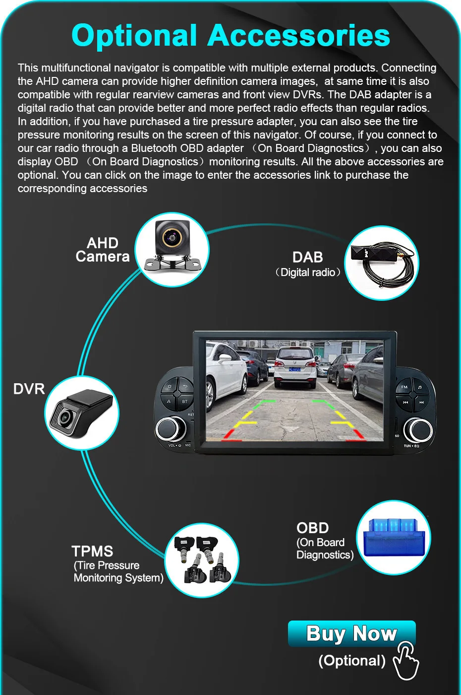 Android 15 Auto Wireless 7'' Carplay Stereo Autoradio für Fiat Panda 2020-2023 Autoradio 2-DIN Multimedia-Player Bildschirm 4G LTE – Detail 20