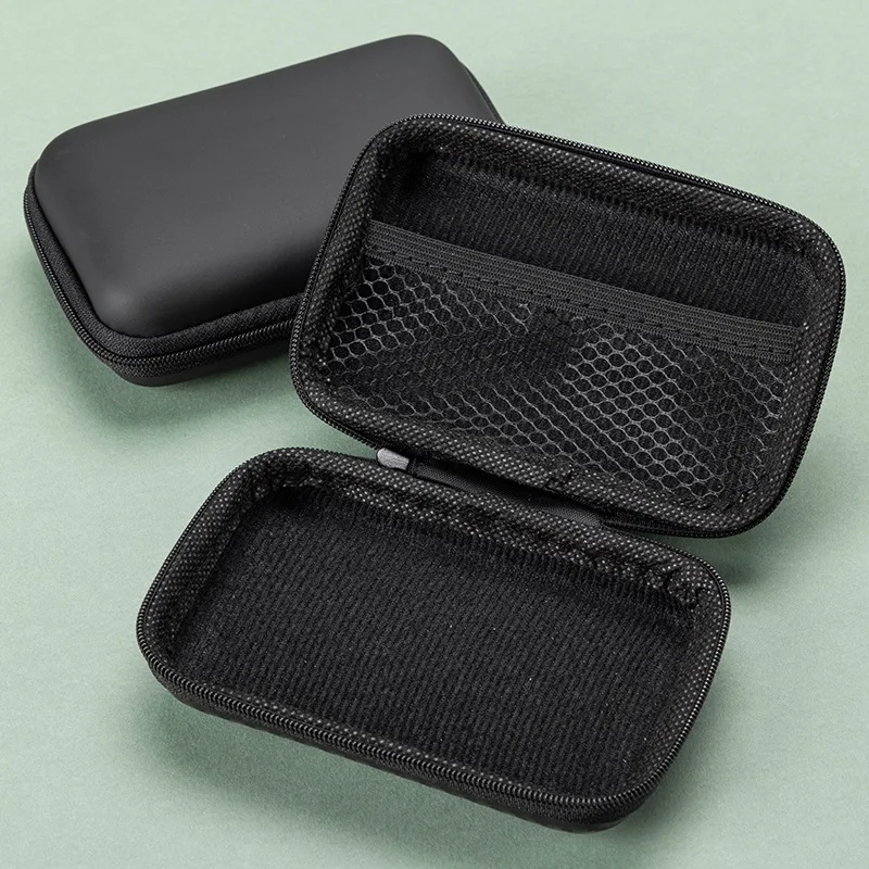 

EVA Multifunctional Hard Drive Storage Box, Data Cable, Headphone Storage Box, Square Zipper Bag, Charger Packaging Box
