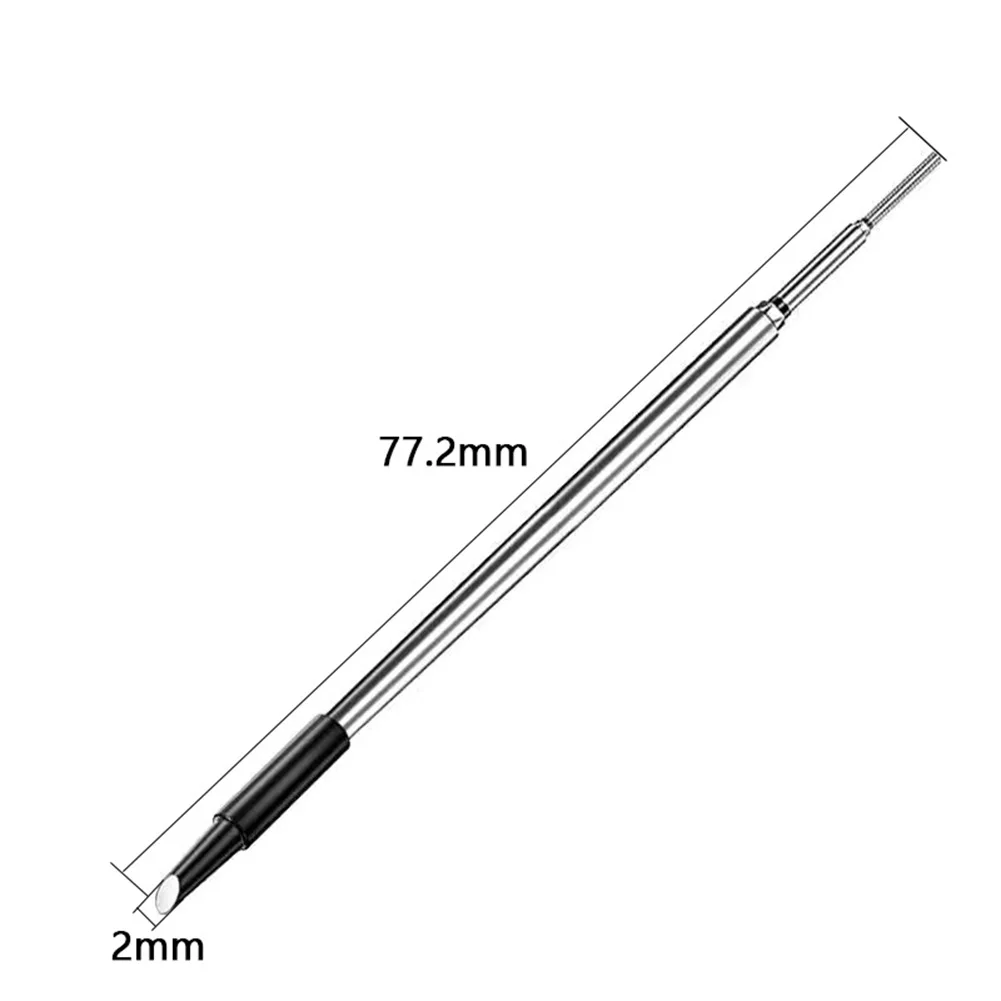 Soldering Iron Tips Compatible with C210 Soldering Iron 3PCS K Blade C Horseshoe B Round Tip for Electronic Device Maintenance