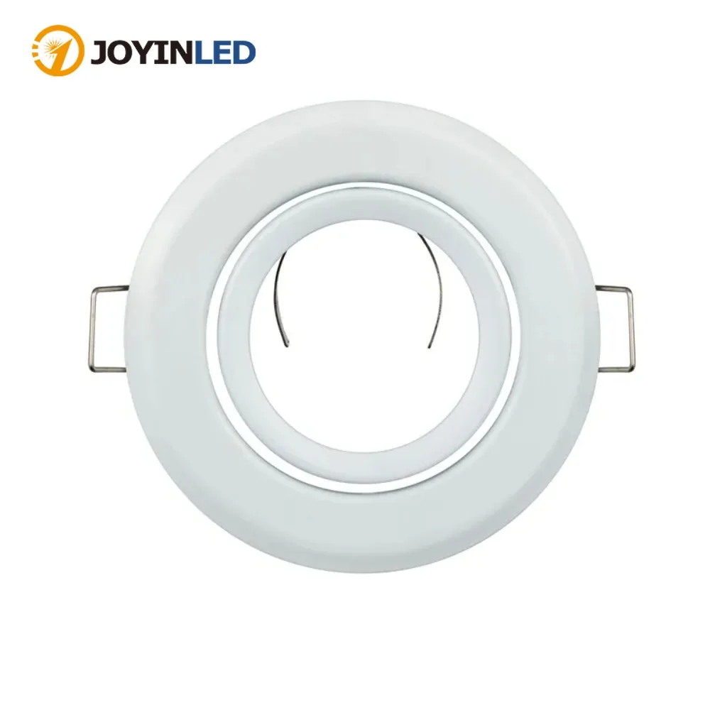 1/12PCS Recessed Spotlight GU10 MR16 LED Ceiling Downlights Frame Round Rotatable Lamp Holder LED Socket Spot Bracket Fitting