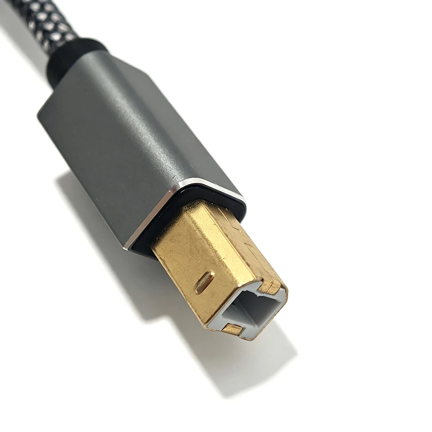 For Notebook TYPE-C to USB Square Port Printing Braided Cable Electronic Instrument Data Line 0.5M 1M 2M