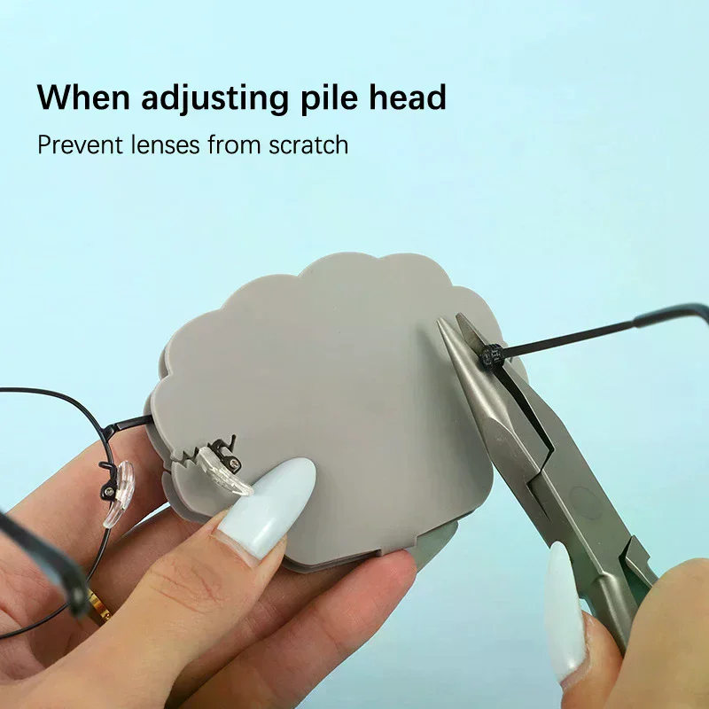 Double-Sided Silicone Glasses Lens Cover Protect Lens Scratch-Resistant Anti-Wear For Repairing Eyeglasses And Protecting Lenses