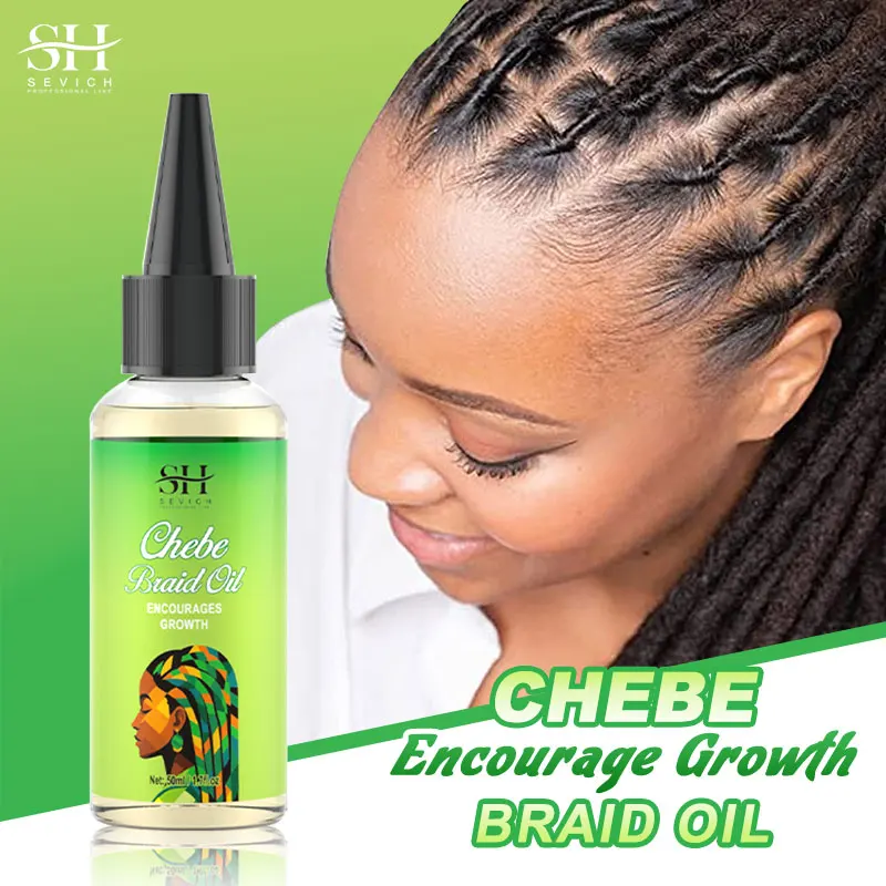 Sevich Chebe siero per la crescita dei capelli Africa trazione Alopecia Chebe trattamento anticaduta Crazy Fast Hair Growing Oil cura dei capelli