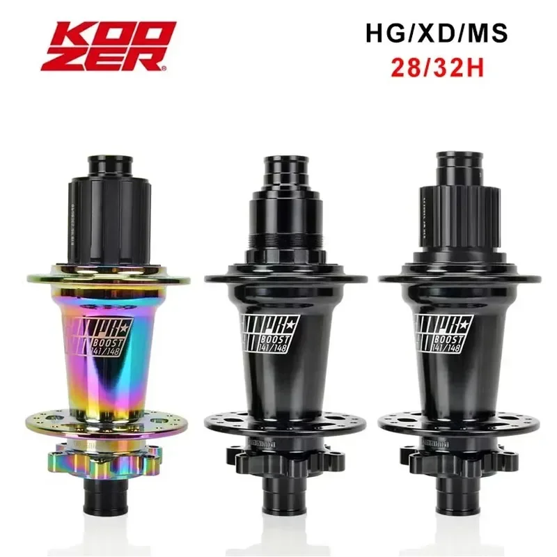 

Koozer XM490pro Boost Cr Mo стальная ось задняя 5x141 QR 12x148 THRU TA MTB велосипедные втулки 32/28 отверстий HG XD MS 10s 11s 12s велосипедные части