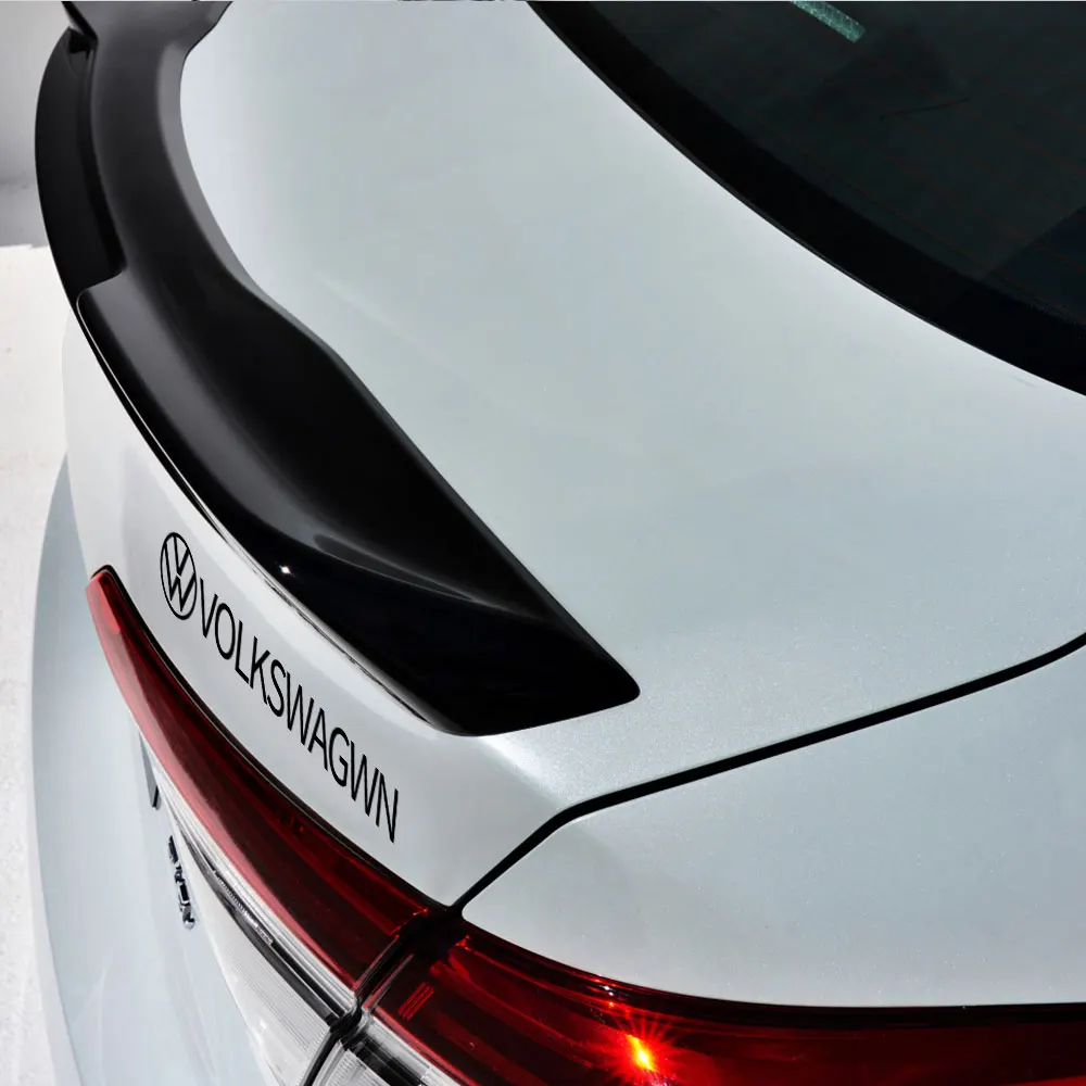 PVC 4pcs Car Logo Side Body Windshield Trunk Bumper Waterproof Decor Sticker for Volkswagen Golf Polo Motion Caddy Scirocco