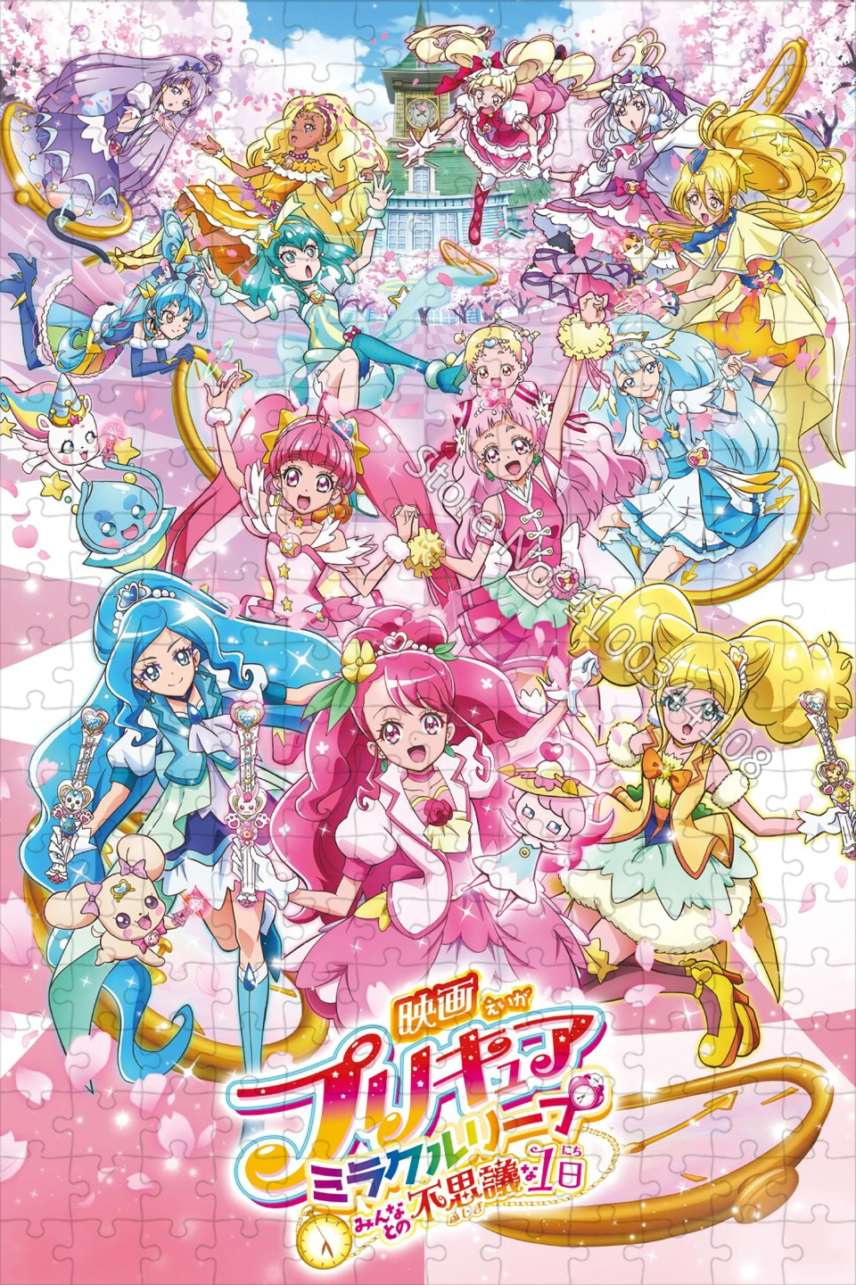 Pretty Cure Anime Puzzle 300/500/1000 Teile Cartoon Bild Holzpuzzles Mädchen Handgemachtes Spielzeug Kinder Intelligenzspiel