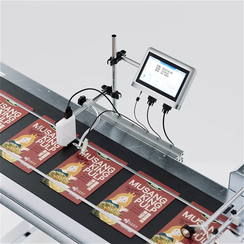 2026 Best Price Before Date Code Printing Mini Conveyor Belts TIJ Inkjet Machine Coding Data Machinery