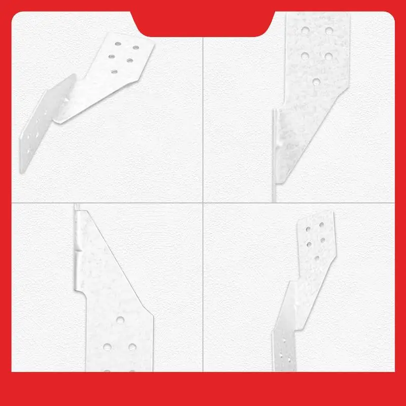 

Hurricane Tie Hick Galvanized Hurricane Straps H2.5A Strong Tie Brackets Trusses/Rafters Ties For Wood(25Pcs)-N38R