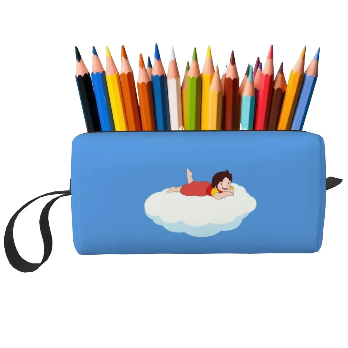 Heidi On A Cloud, The Girl From The Alps Makeup Bag Cosmetic Organizer Toiletry Cosmetic Bag for Women Beauty Travel Pencil Case